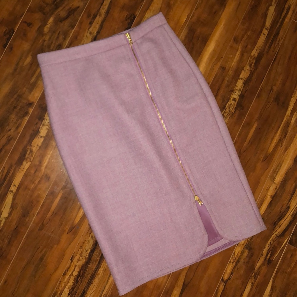 J. Crew Zip-front pencil skirt